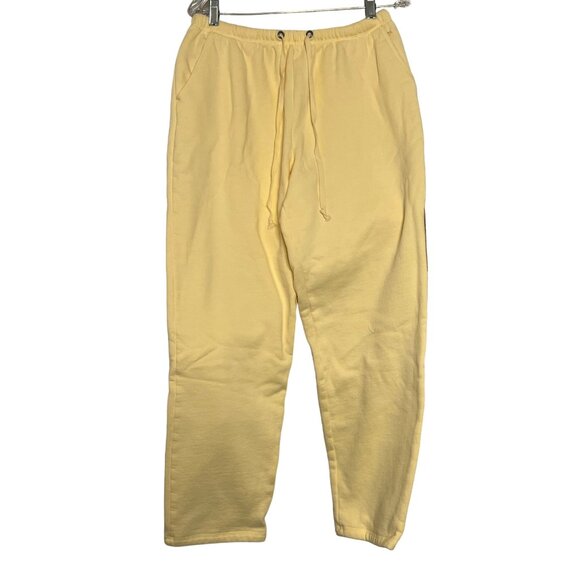 Eddie Bauer Women Medium Pink & Yellow Cotton Blend Sweatpants small flaws - Picture 9 of 16